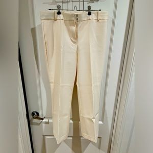 Ann Taylor white cream capri pants